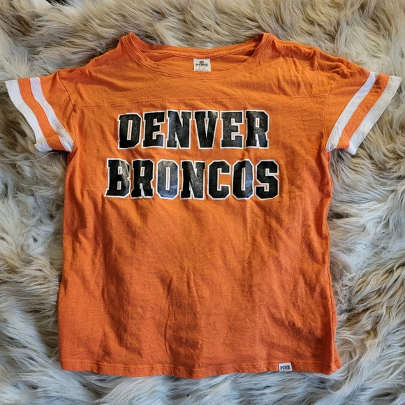 PINK Victoria's Secret Tops - VS Pink Denver Broncos NFL Tshirt
